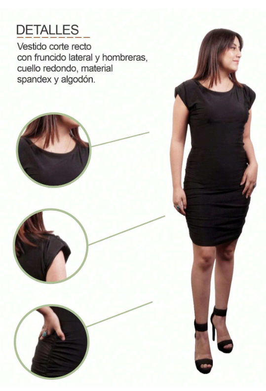 Vestido de Noche Sin Manga Ajustado Ciudadela