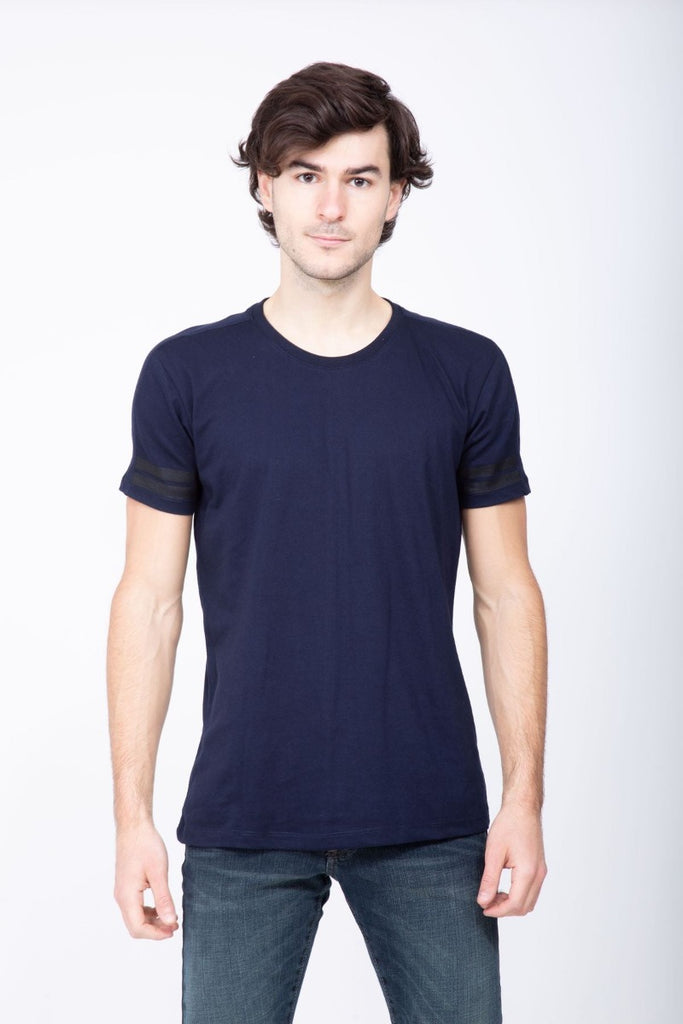 Playera marino cuello redondo, para hombre, de manga corta One Eighty