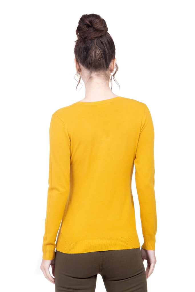 Sueter color mostaza outlet