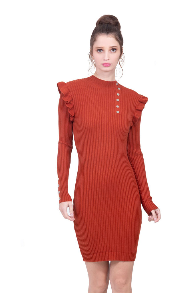 Vestido tejido de punto shedrón Lulumari